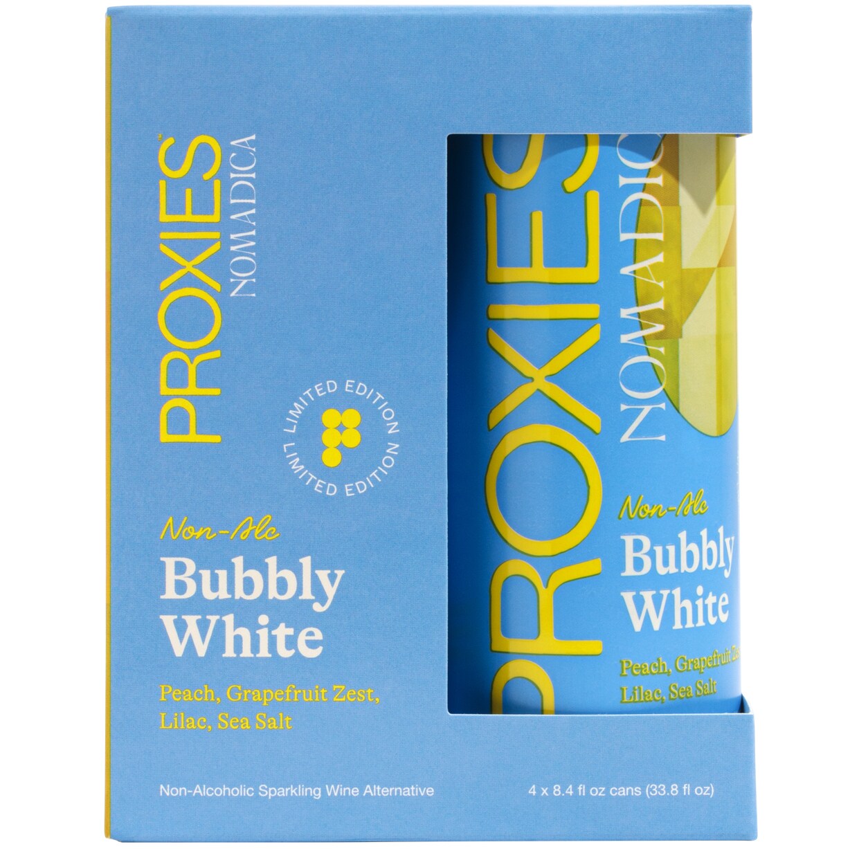 Proxies Non-Alcoholic Bubbly White, Cans